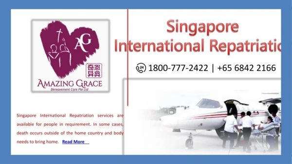 Singapore International Repatriation Services | Amazing Grace Bereavement Care