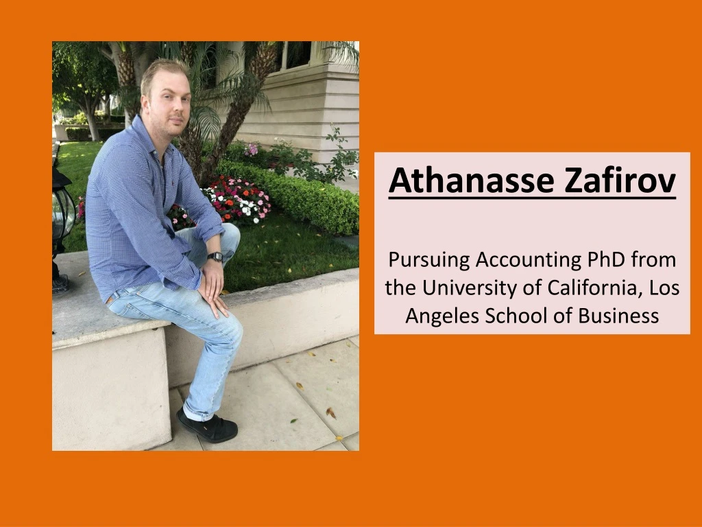 athanasse zafirov pursuing accounting phd from
