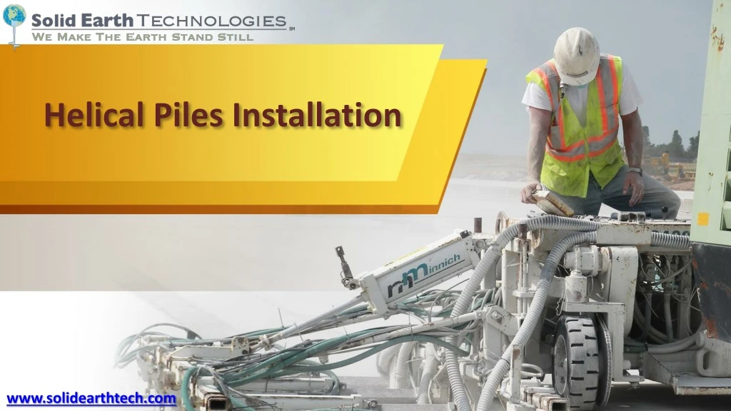 helical piles installation