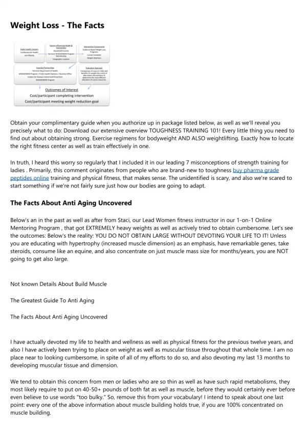 Examine This Report on Anti Aging