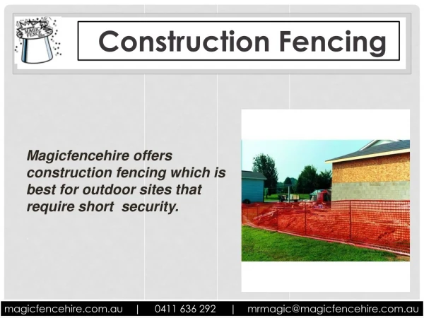 Construction Fencing