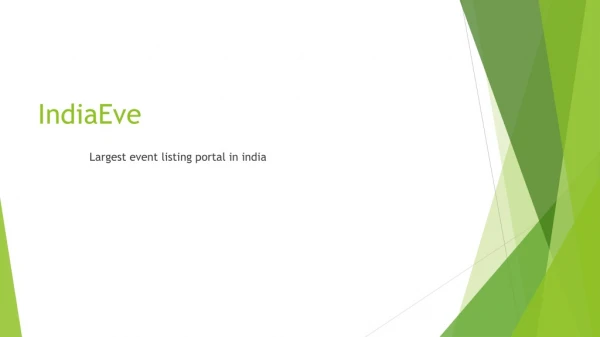 indiaeve-events listing portal