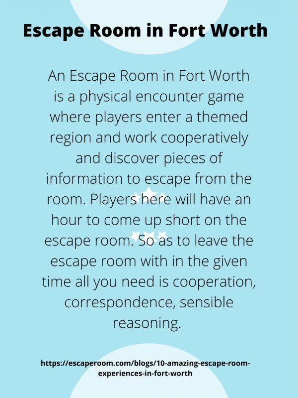 Escape Room in Fort Worth