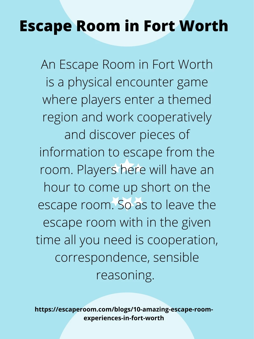 escape room in fort worth