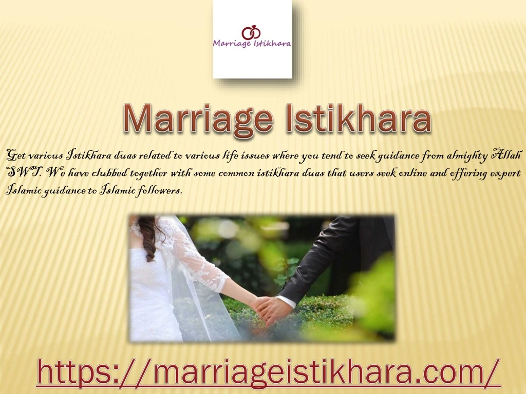 marriage istikhara