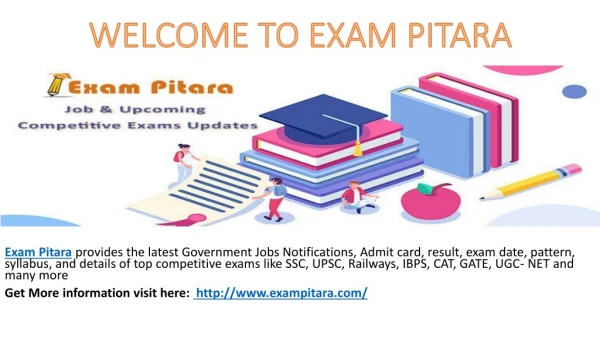 Governments Jobs Updates Answer key Admit Card - ExamPitara