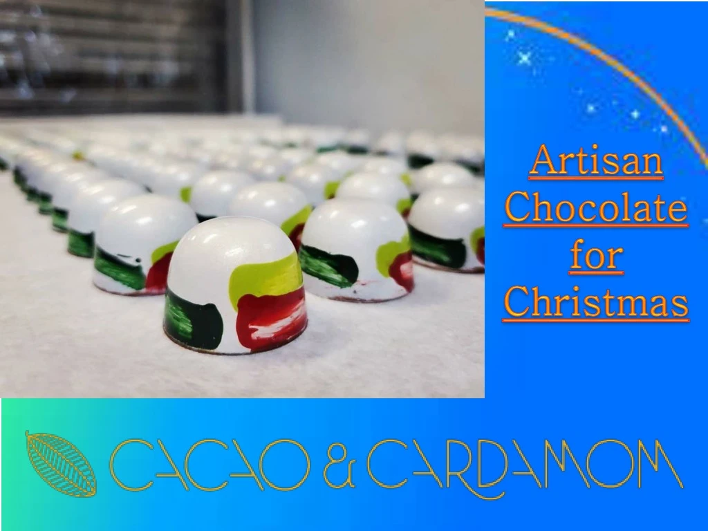 artisan chocolate for christmas
