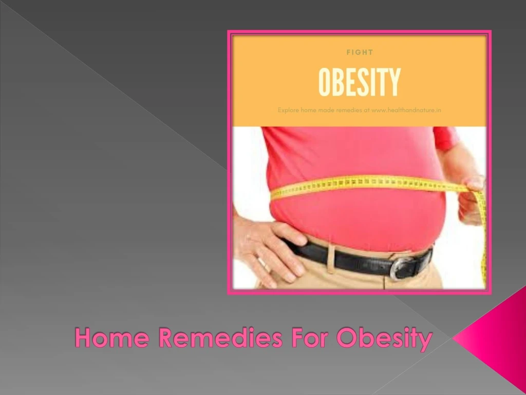 home remedies for obesity