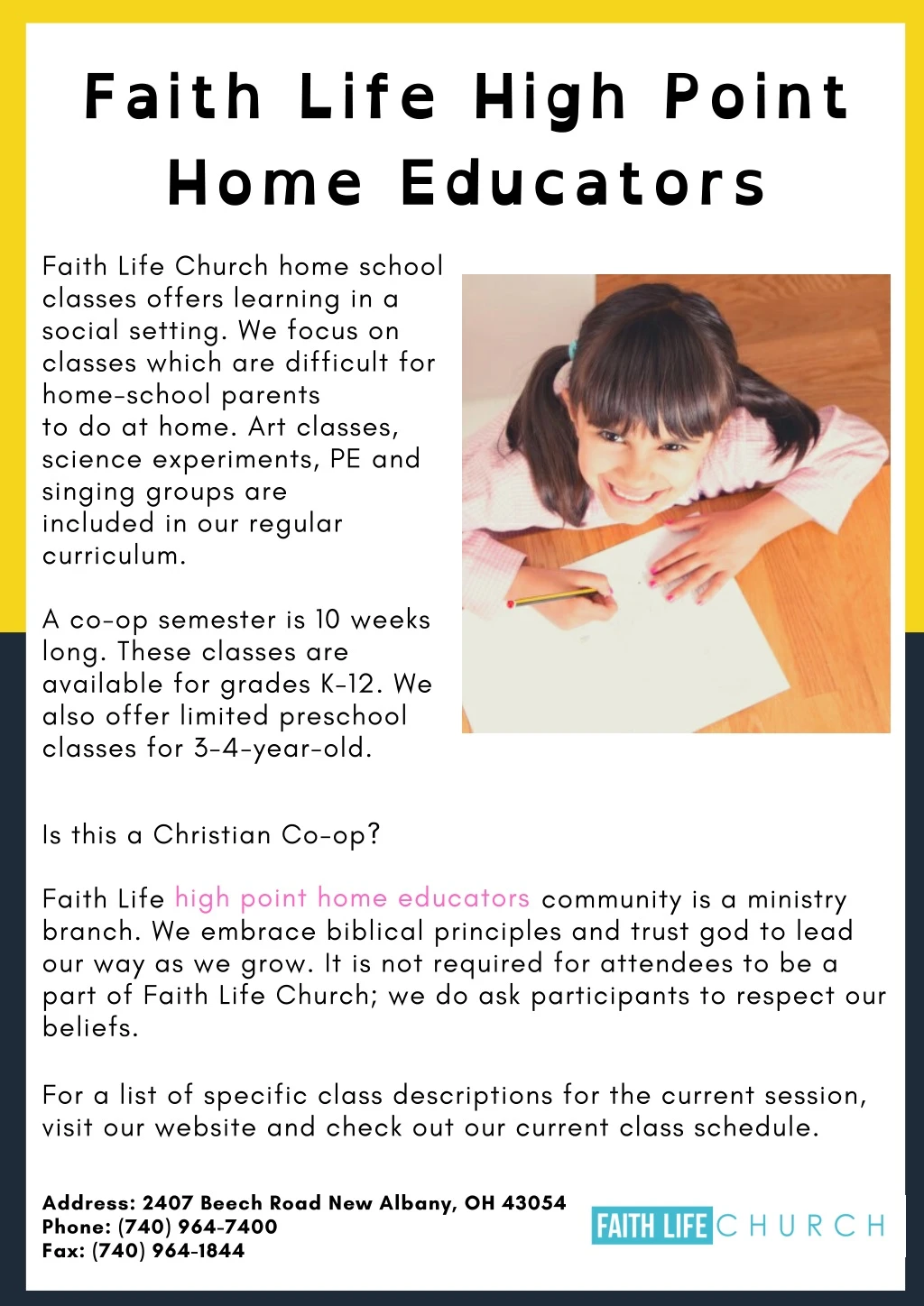 faith life high point home educators