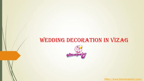 wedding party decorators in vishakhapatnam
