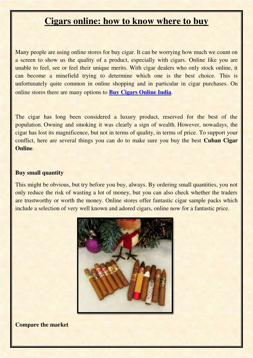 cigars online how to know where to buy