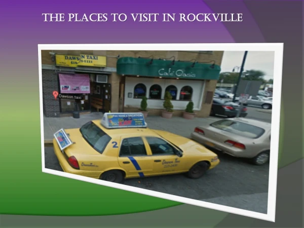 The places to visit in Rockville