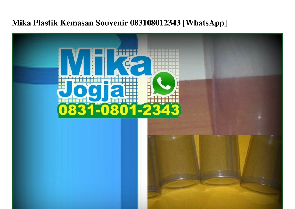 mika plastik kemasan souvenir 083108012343