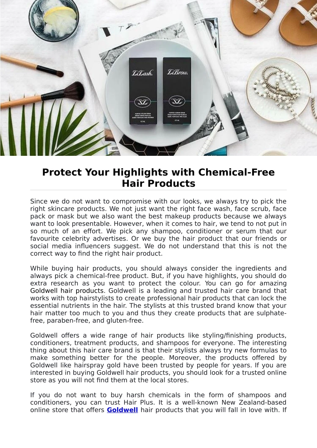 protect your highlights with chemical free hair