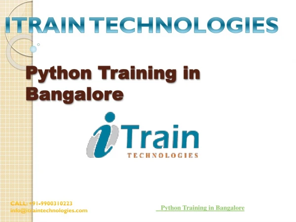 Python Training in Bangalore, BTM Layout | Python Course in Bangalore, BTM Layout
