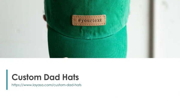 custom dad hats