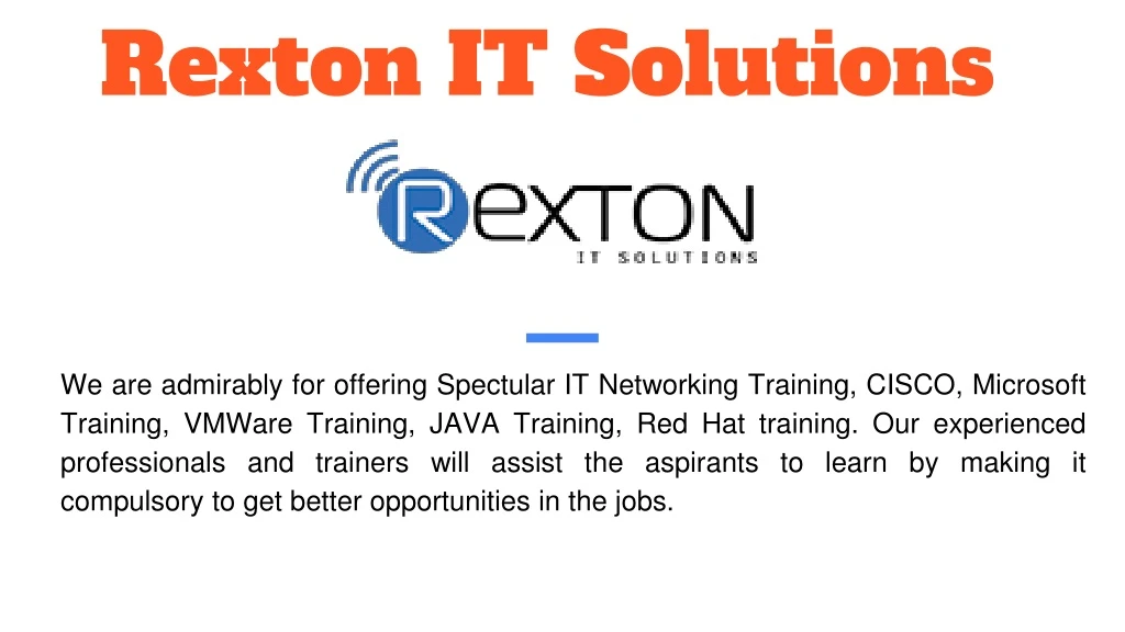 rexton it solutions