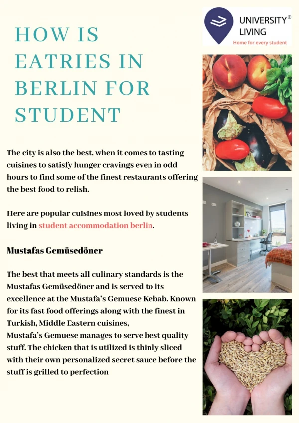 How is Eatries in Berlin For Student