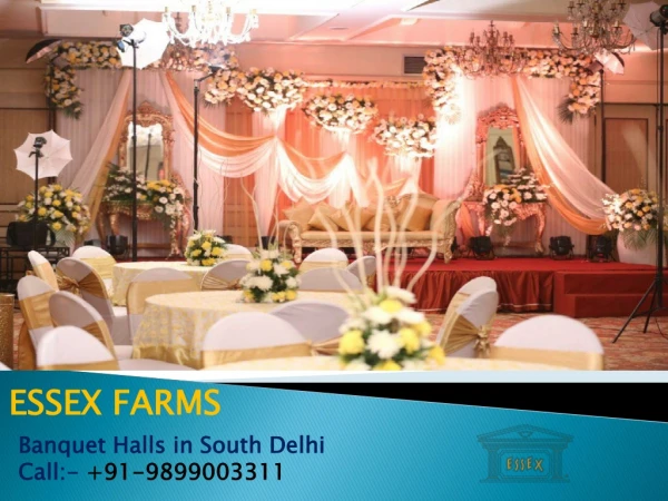 Banquet Halls for Wedding in Delhi