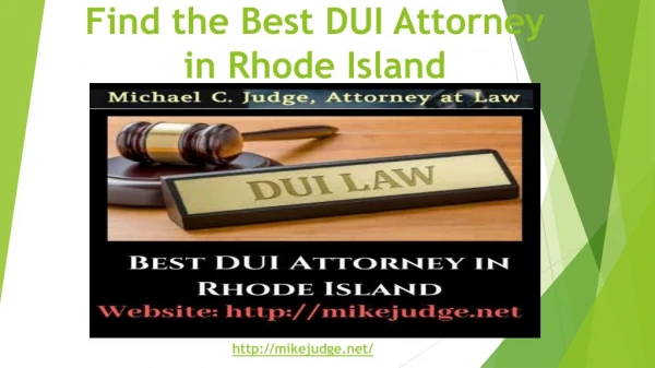 Best DUI Attorney in Rhode Island