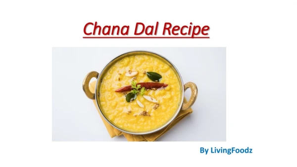 Chana Dal recipe