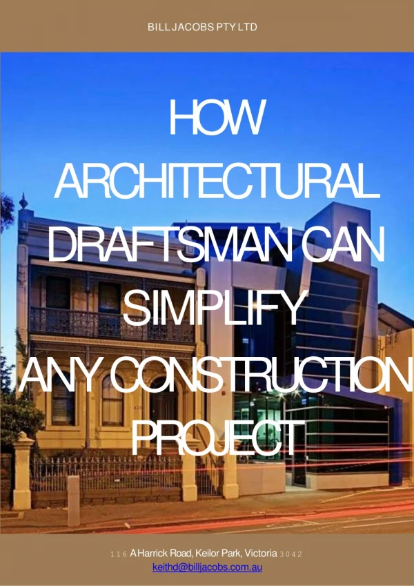 How Architectural Draftsman Can Simplify Any Construction Project