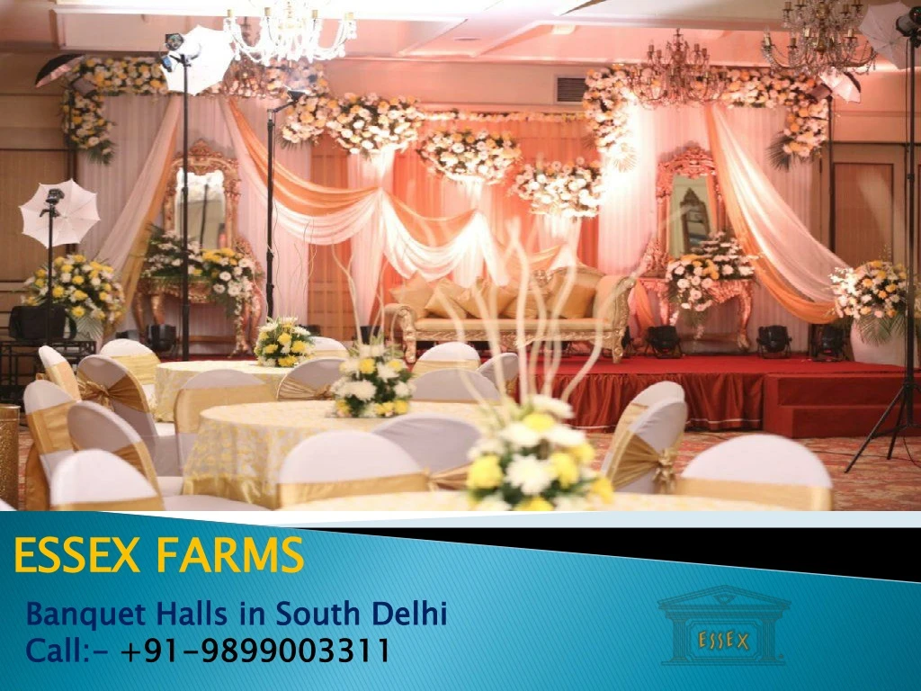essex farms banquet halls in south call