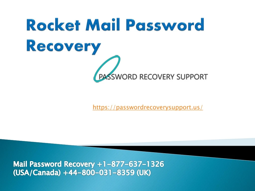 rocket mail password recovery