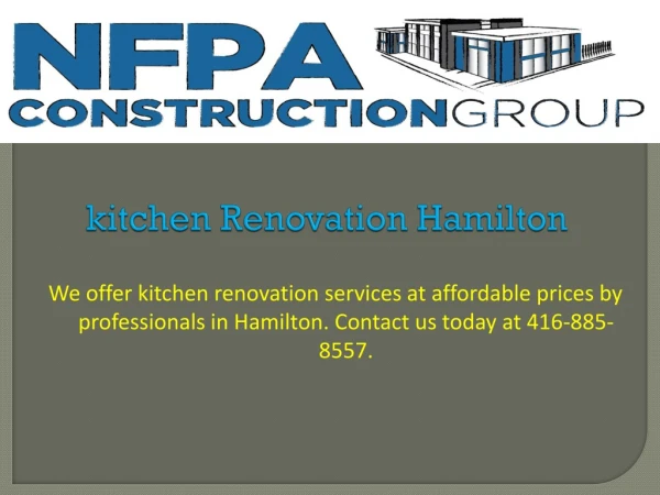 kitchen Renovation Hamilton