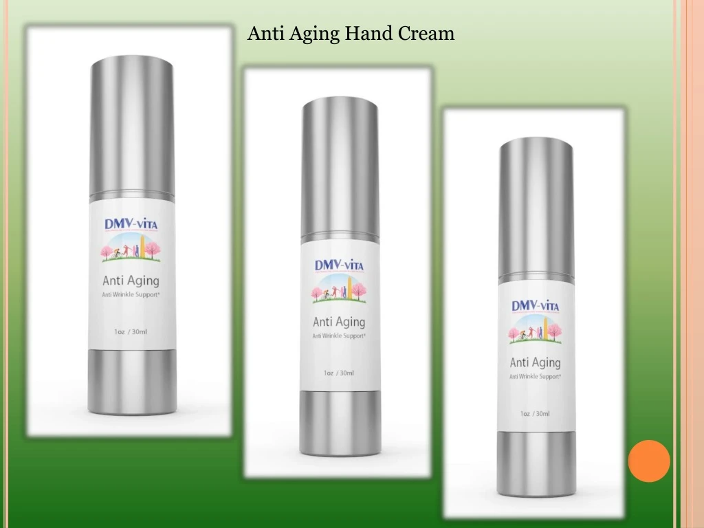anti aging hand cream