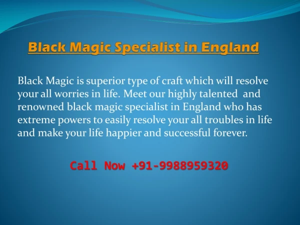 Black Magic Specialist in Goa  91-9988959320
