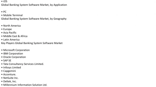 global banking system software market size