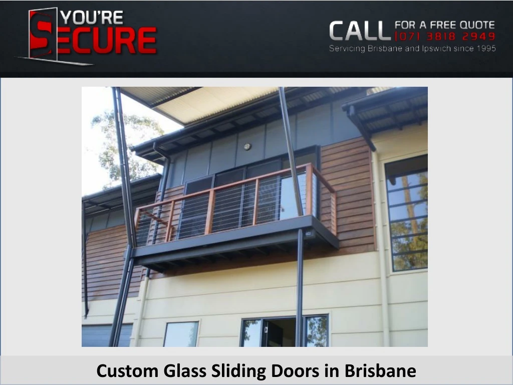 custom glass sliding doors in brisbane