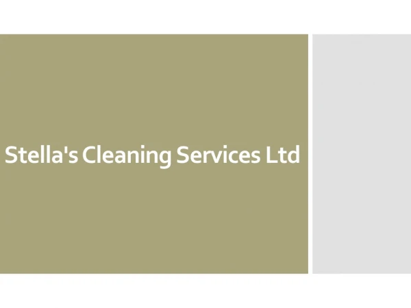 stella s cleaning services ltd