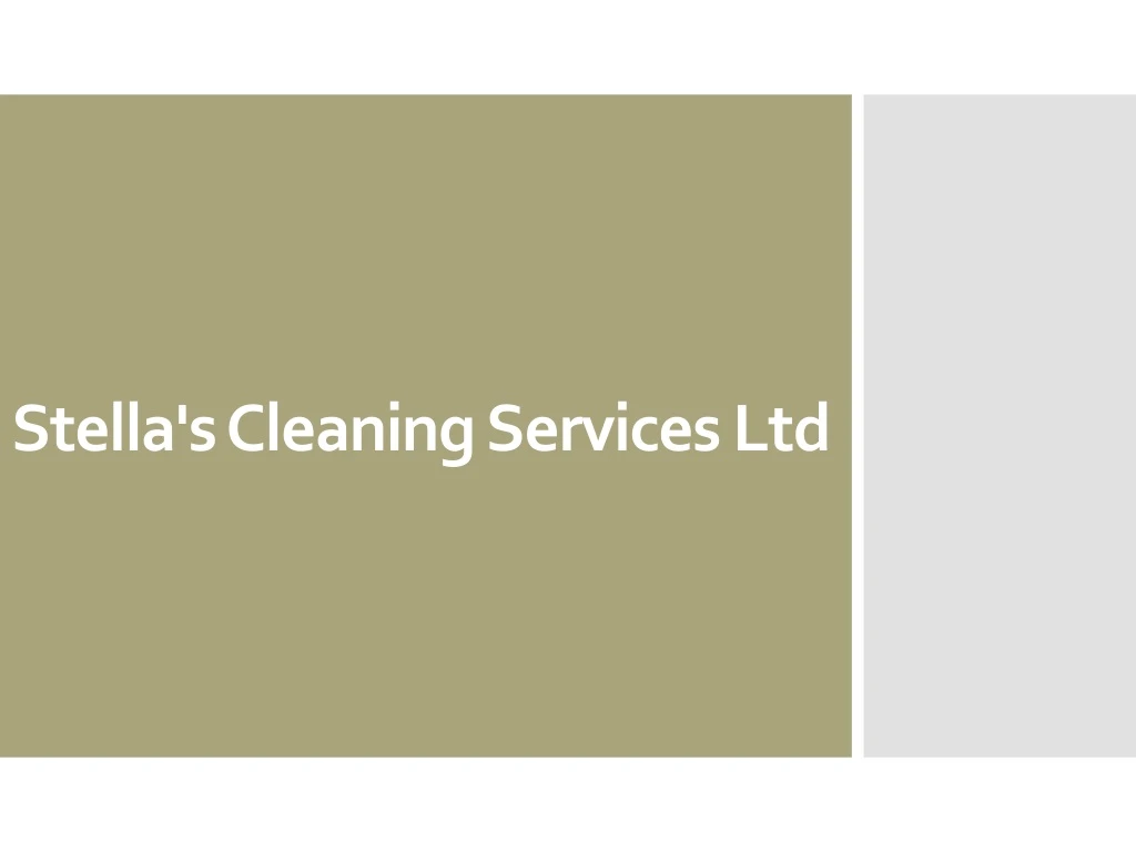 stella s cleaning services ltd