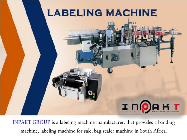 Inpakt Group - Offers Labeling Machine For Sale Service