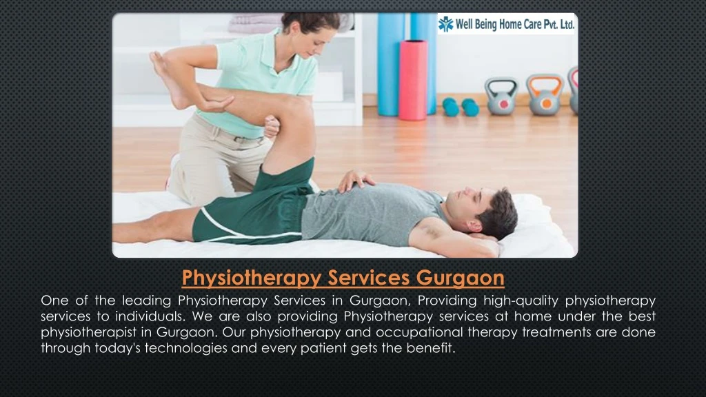 physiotherapy services gurgaon