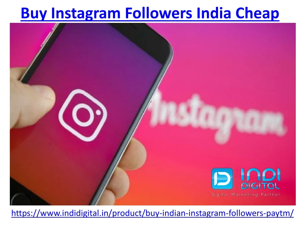 buy instagram followers india cheap