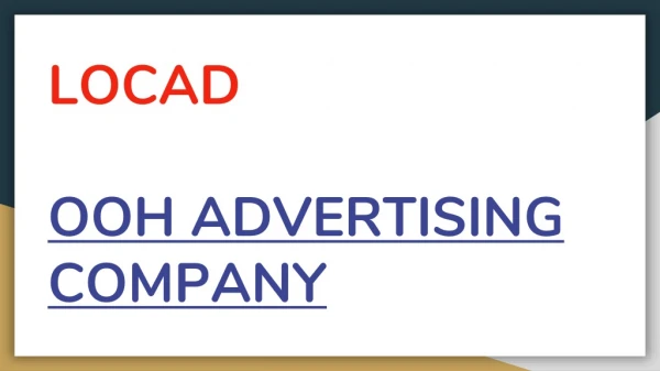 LOCAD BEST OOH COMPANY AND MOBILE AD PLATFORM