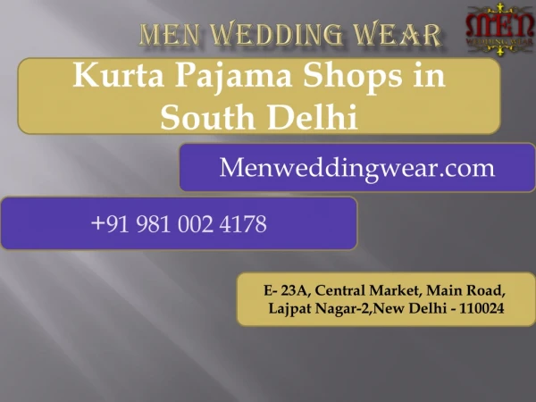kurta pajama shops in south delhi