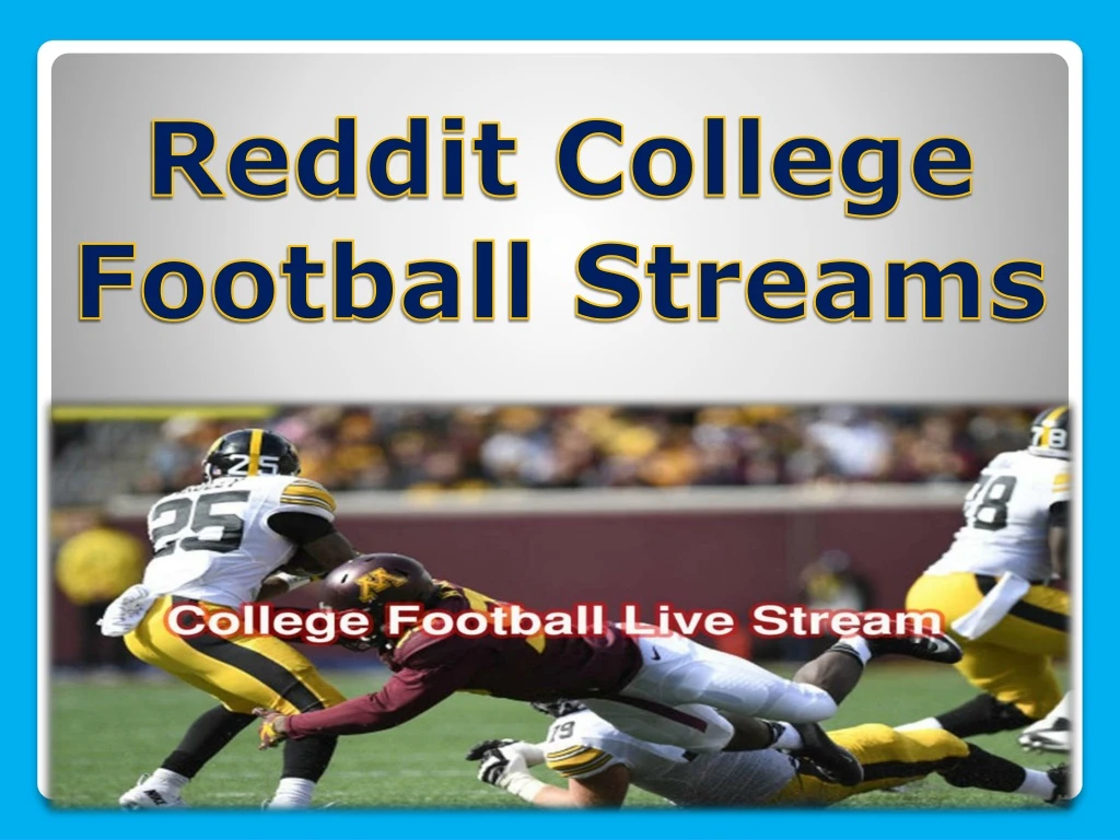 reddit college football streams