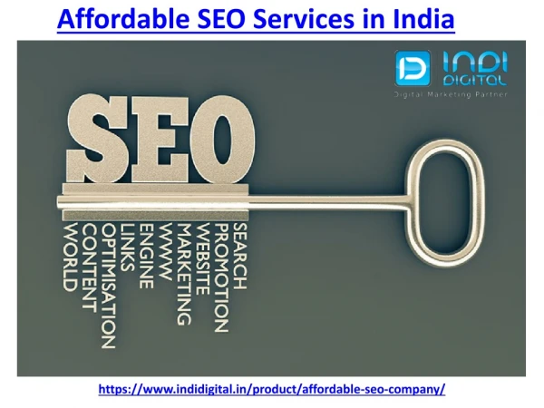 Get the affordable seo services in india