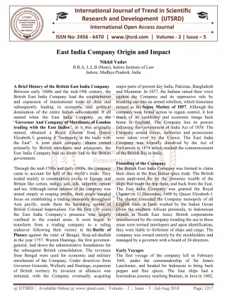 East India Company Origin and Impact