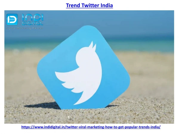 What is twitter trend in india
