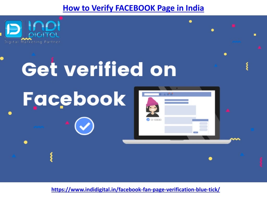 how to verify facebook page in india