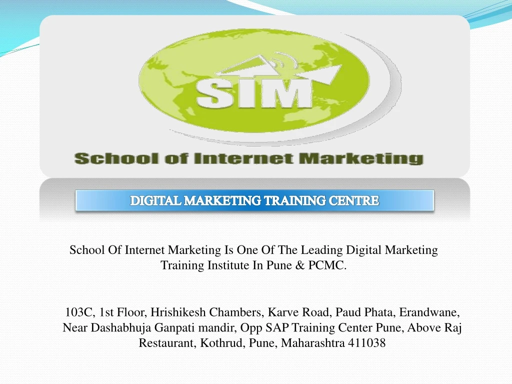 digital marketing training centre
