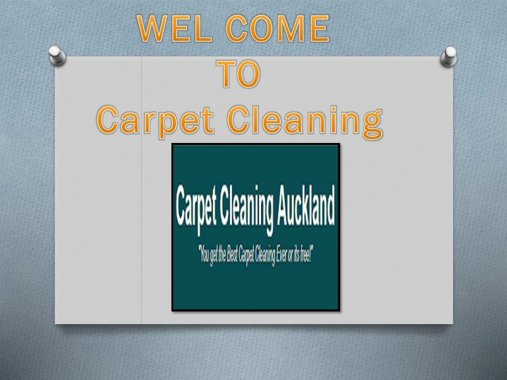 wel come to carpet cleaning