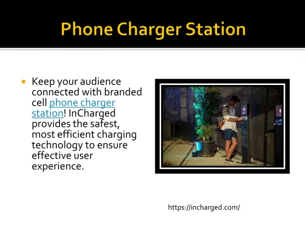 Phone Charger Station