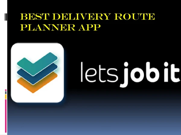Best Delivery Route Planner App