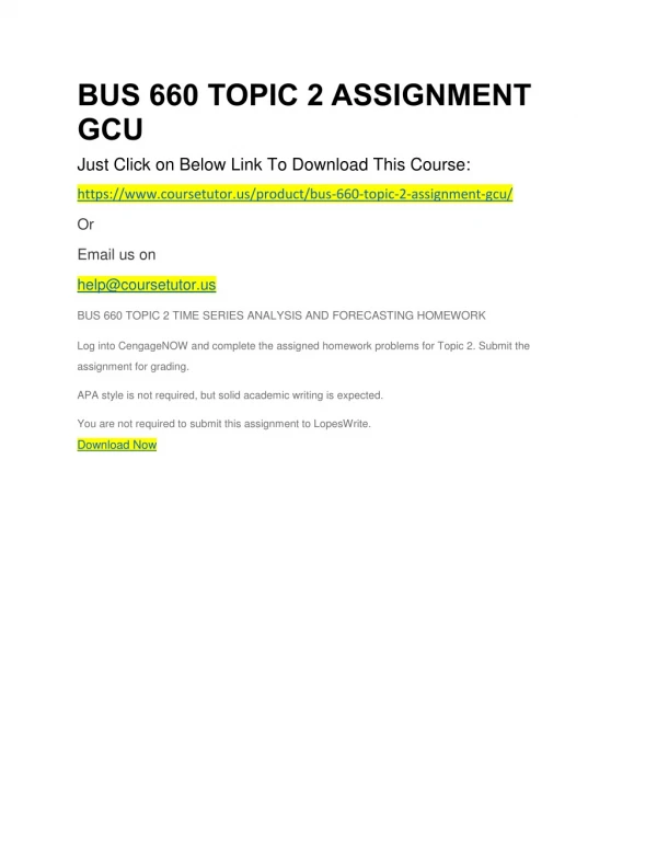 bus 660 topic 2 assignment gcu just click